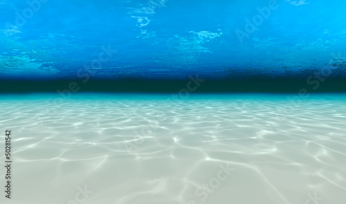 Foto underwater walk on the sea floor