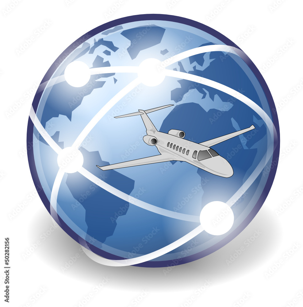 voyage en avion autour du monde