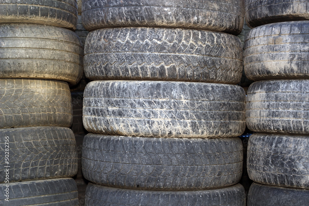 bunch of used tires bunch of used tires
