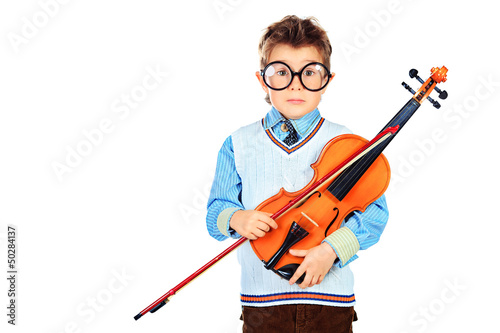 boy with violin