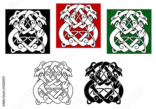 Celtic dogs and wolves