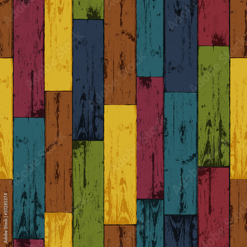 Colorful wooden background. Vector, EPS10