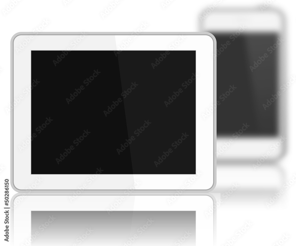 Handy & Tablet Template weiss 1 Handy & Tablet Template weiss 1