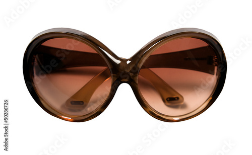 Big brown rimmed vintage sunglasses