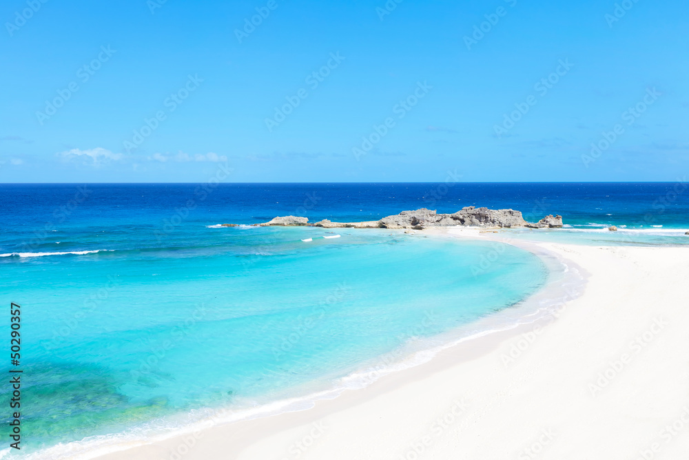 perfect caribbean beach