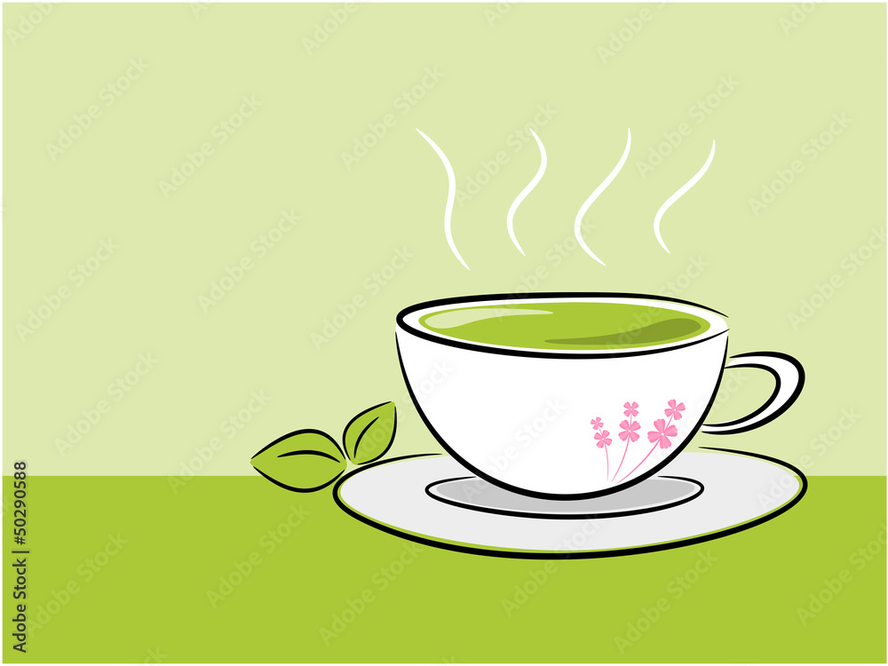 Obraz premium Tea illustration