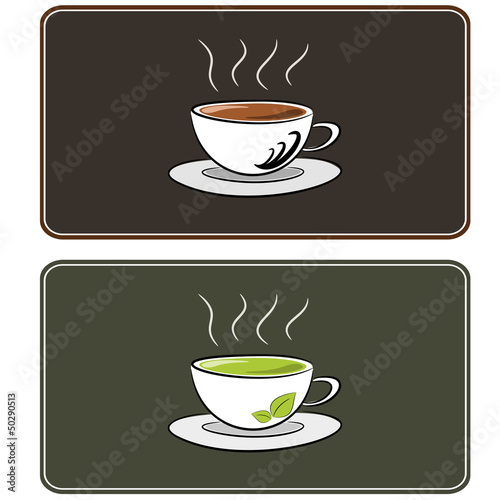 Coffee  and tea illustration