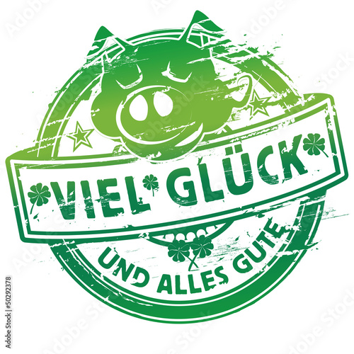 Stempel 19 Glücksschweinchen