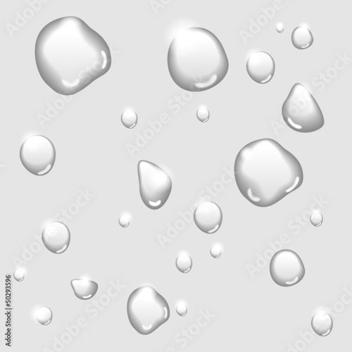 Vector Water drops Background