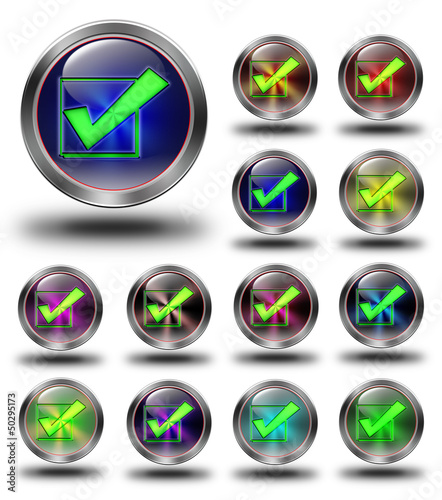 Approved glossy icons, crazy colors #01