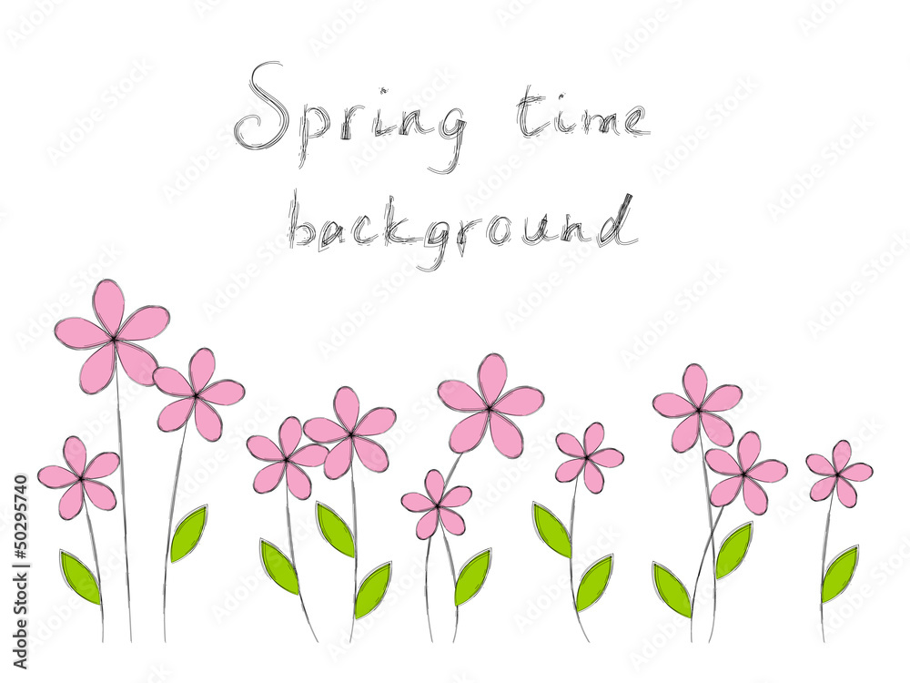 Springtime background with place for text Springtime background with place for text