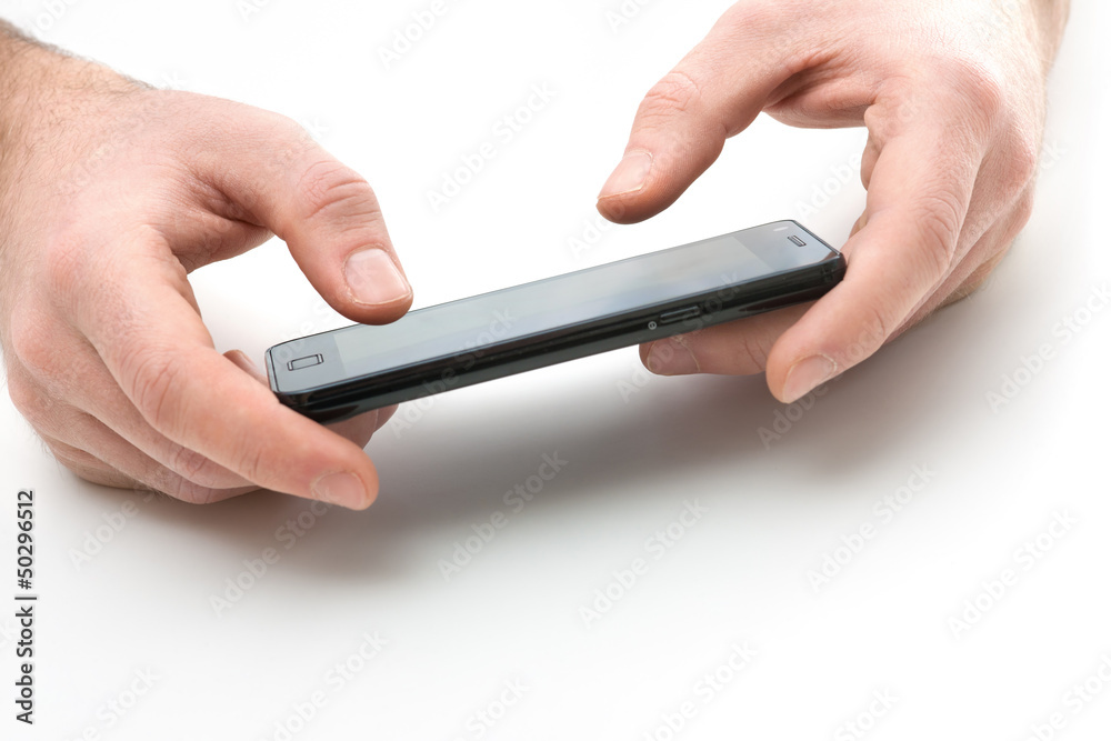 Hände mit Smartphone Hände mit Smartphone