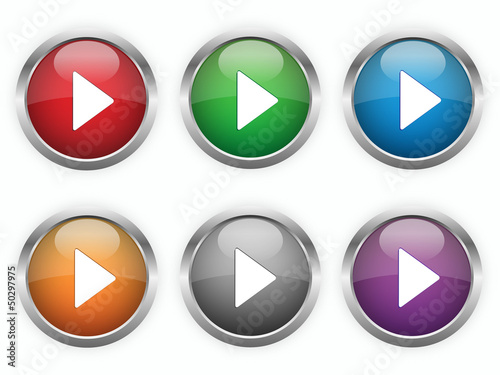 Free Download Play web buttons - GFXLoad
