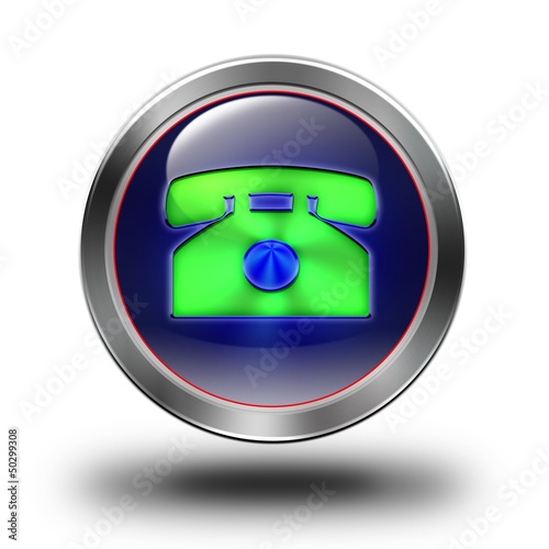 Phone Glossy metallic buttons #04