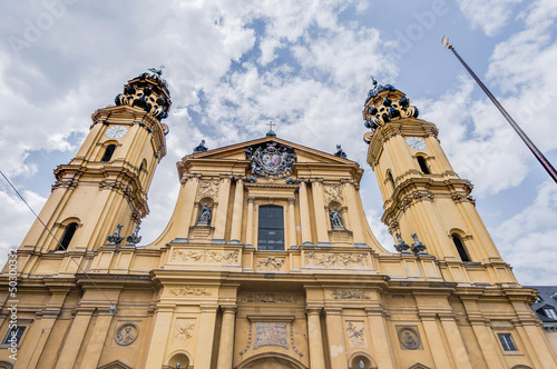 The Theatinerkirche St. Kajetan in Munich, Germany photo