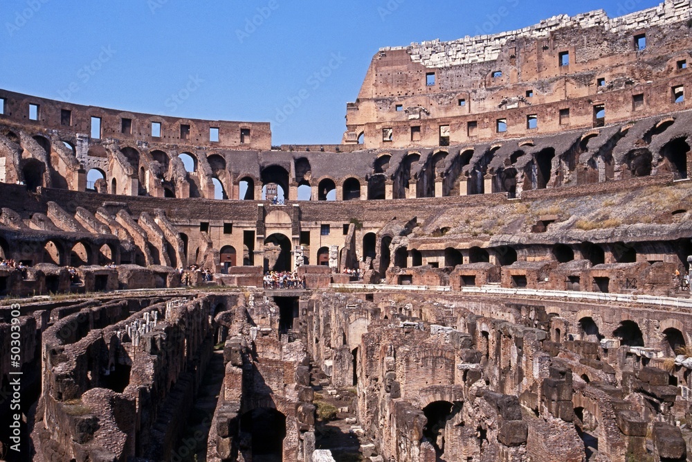 Inside the Colosseum, Rome, Italy © Arena Photo UK