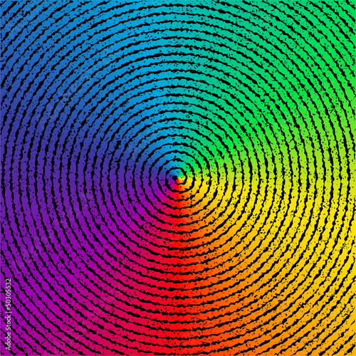 Psychedelia vector background.