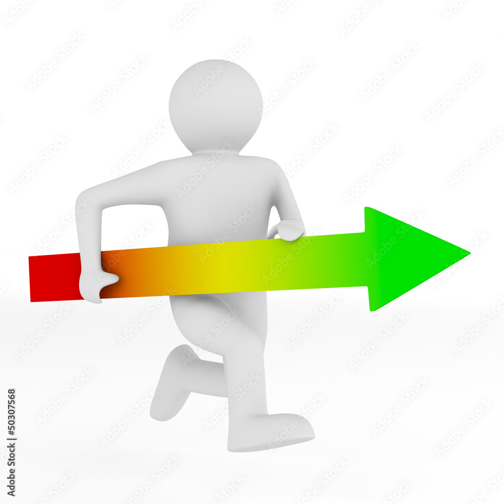 Movement direction to success. Isolated 3D image Movement direction to success. Isolated 3D image