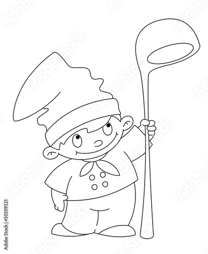 small cook outlined