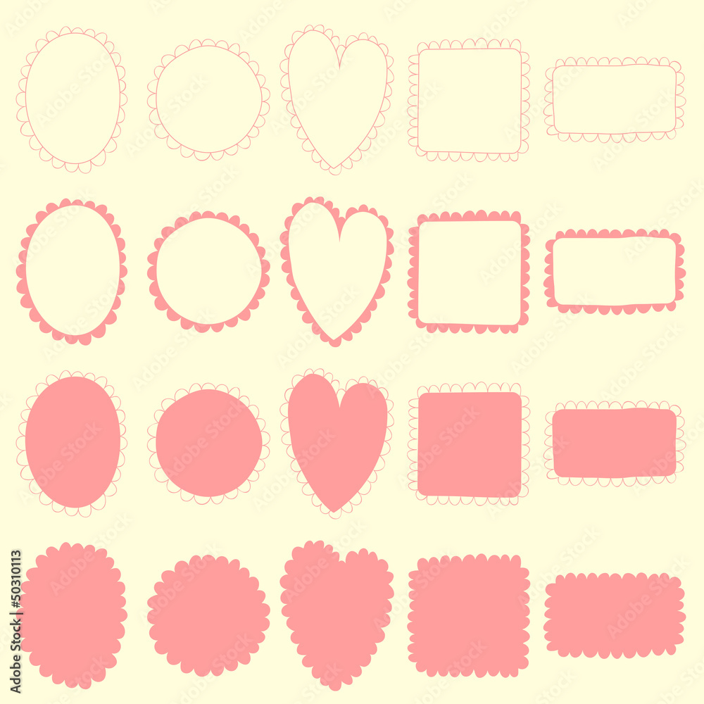 doodle frame set doodle frame set