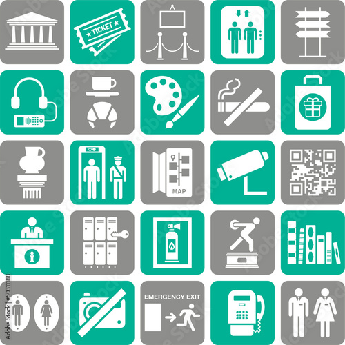 Museum icons