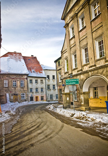 Chelmsko Slaskie - Polish city in witner time photo