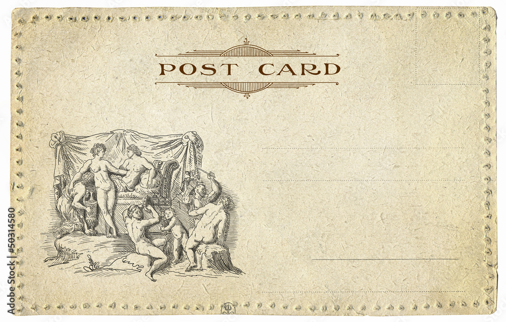 Obraz premium Old postcard