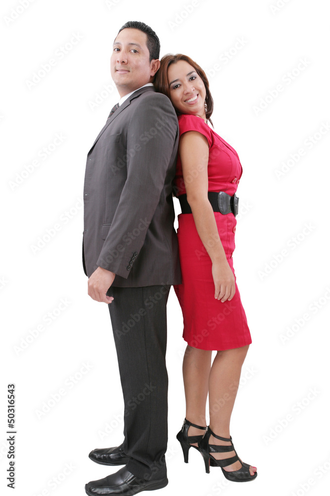 Happy couple in love. Isolated over white background. Happy couple in love. Isolated over white background.