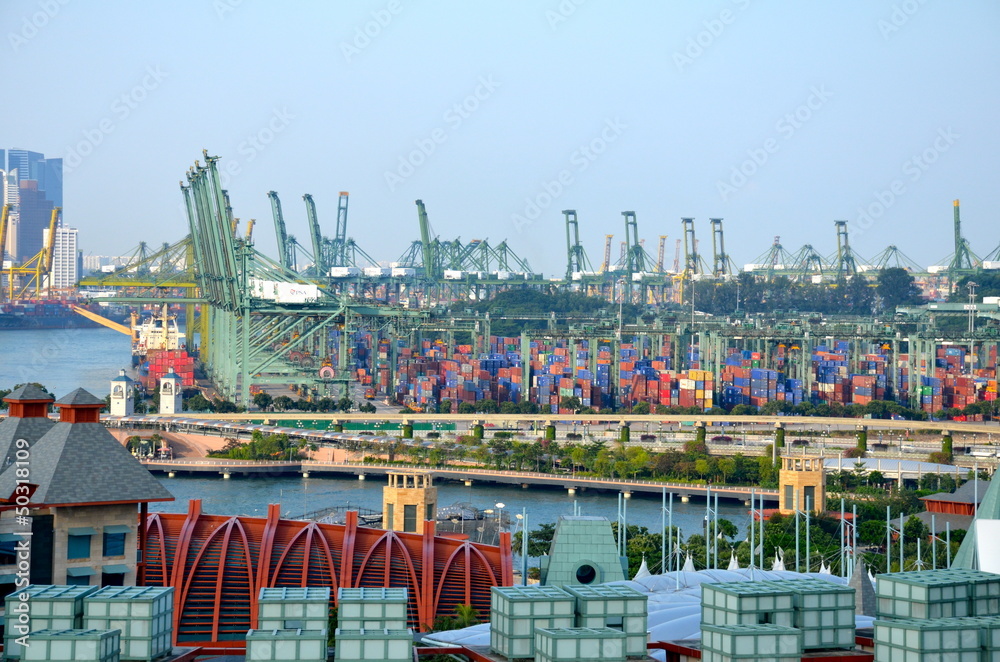 Container Industrial Port, Singapore