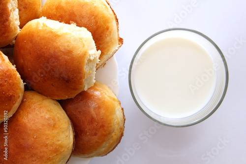 Milk and buns