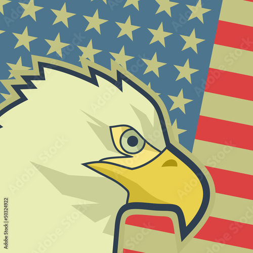 Eagle flag USA
