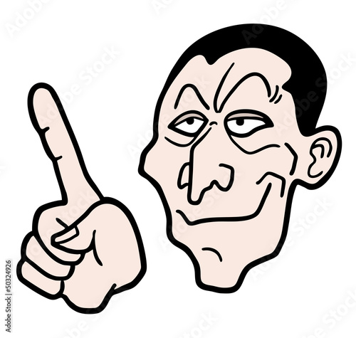 Advise man face