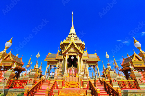 Thai Royal Crematorium in Bangkok province of Thailand photo