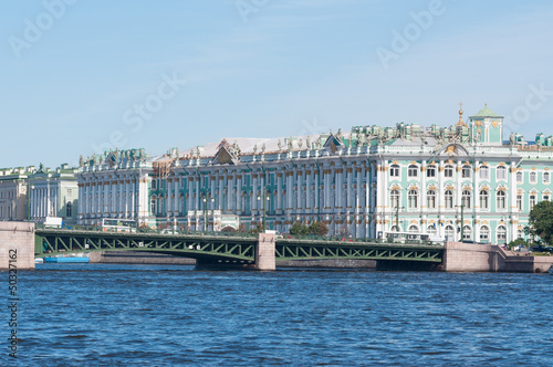 View of the Winter Palace in the summer in St. Petersburg © cook_inspire