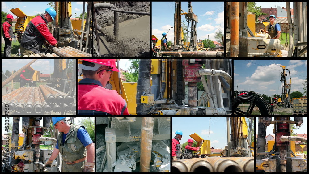 Drilling Rig Workers at Work