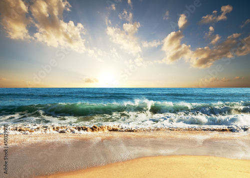 Sea sunset