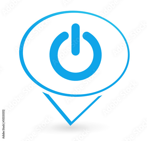 mache arret sur signet bleu