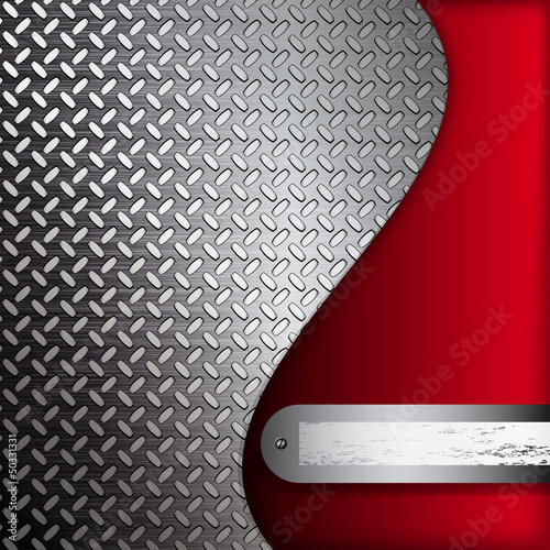 abstract background with metal elements.
