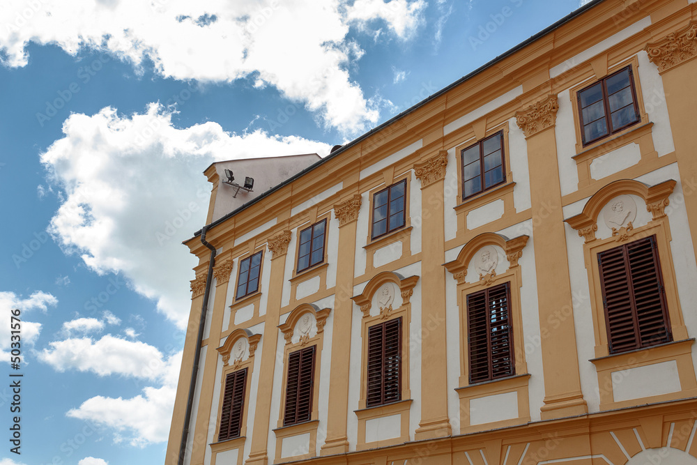 Obraz premium Famous Baroque chateau Jaromerice nad Rokytnou