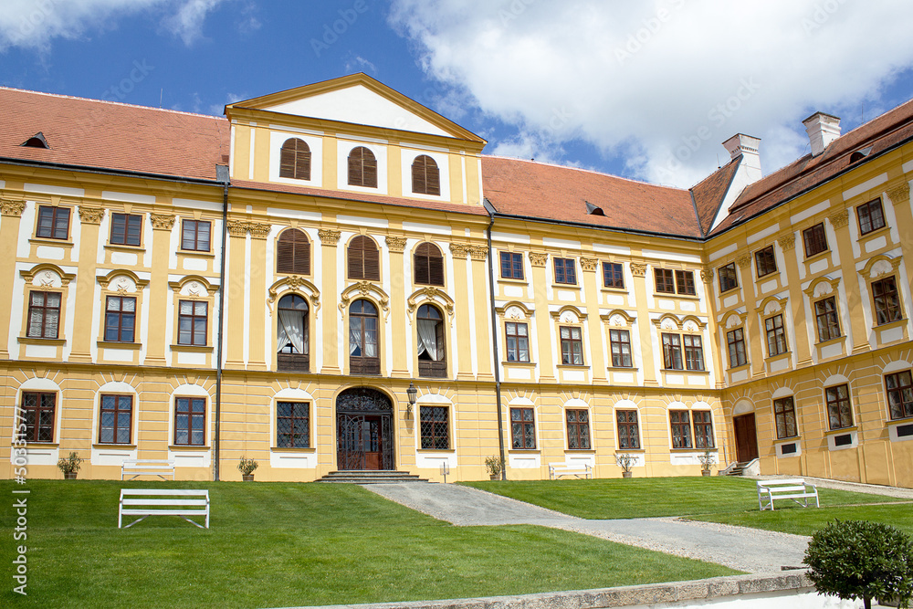 Famous Baroque chateau Jaromerice nad Rokytnou