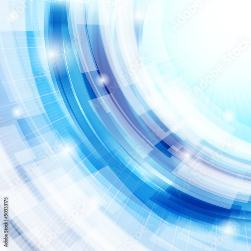 techno abstract blue background