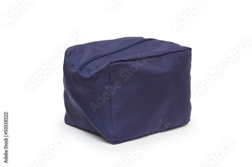 Blue bag on a white background