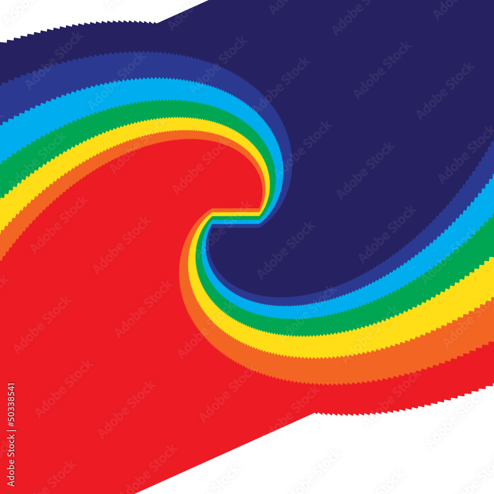 spirale arc en ciel