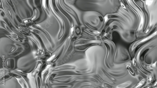 Liquid metal surface (seamless loop) photo