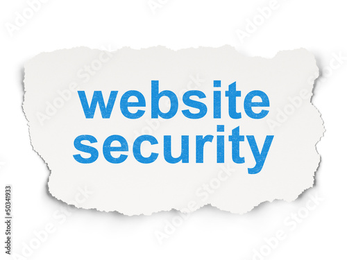 Security concept: Website Security
