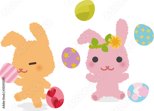 イースター祭のウサギ