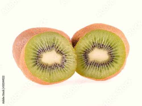 Kiwi sur fond blanc