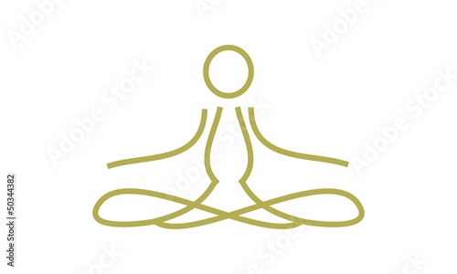 Yoga silhouette