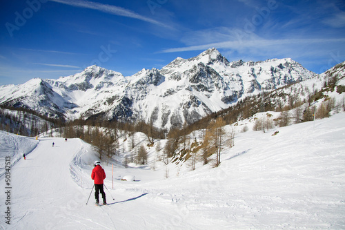 pista da sci (Monte Rosa)