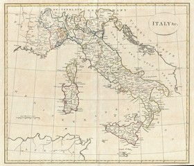 Italy old map